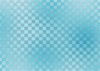 Blue checkered background. Checkered pattern. Seamless pattern.