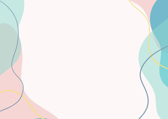 Abstract background with pastel colors. Vector illustration for your design.