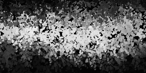 Fototapeta premium Light gray vector texture with memphis shapes.