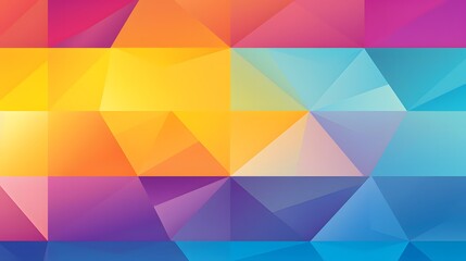 Obraz premium Geometric Gradient Polygons