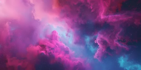 Türaufkleber abstract space nebula wallpaper © Jannik