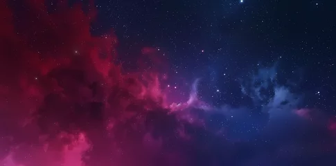 Türaufkleber abstract space nebula wallpaper © Jannik