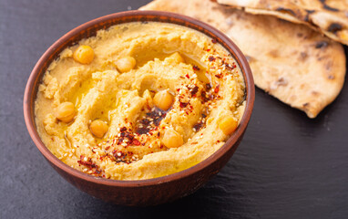 Declicious food from chickpea - hummus - 766021735
