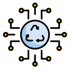 Recycling Technology Icon