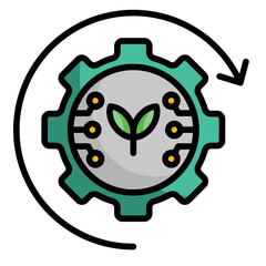 Green Tech Retrofit Icon