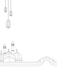 Eid Mubarak  coloring page for kids adults  and everyone, Art & Illustration
