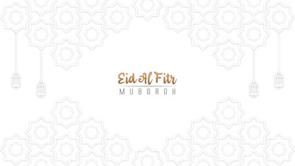 Premium luxury vector design greetings celebrating Eid al-Fitr for Muslims all over the world