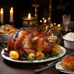 christmas turkey dinner thanksgiving