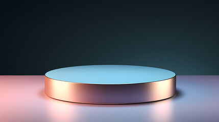 Abstract podium with copy space for product in minimalist style