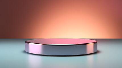 Abstract podium with copy space for product in minimalist style