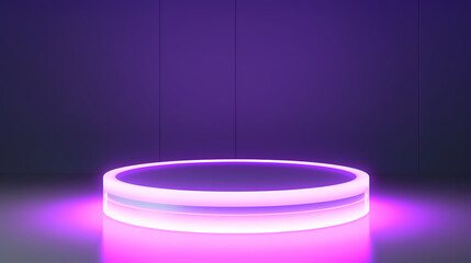 Abstract podium with copy space for product in minimalist style