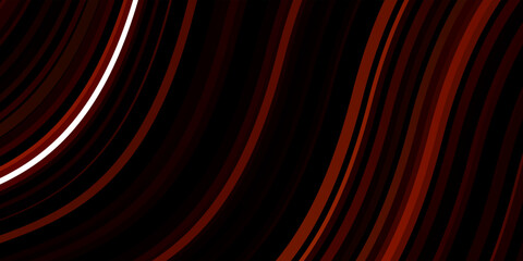 Dark Orange vector template with wry lines.