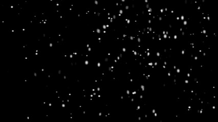 Snow and Fog falling on a Black Nebula Background Texture. Abstract Snow Background Overlay Texture. 