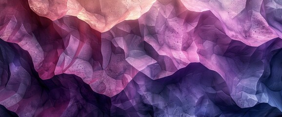 Medium Purple Geometric Background, llustration Banner