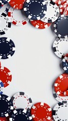 betting chips background
