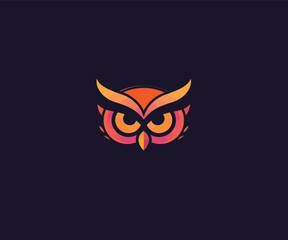 owl mascot illustration logo