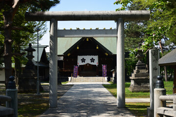 常盤公園内の上川神社