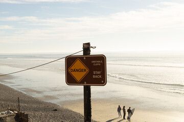 Danger by the beach