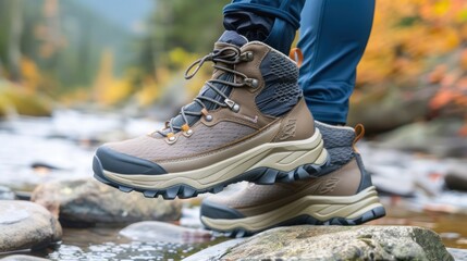 A hiking boot that doesn't compromise on style, featuring lightweight construction, advanced 
