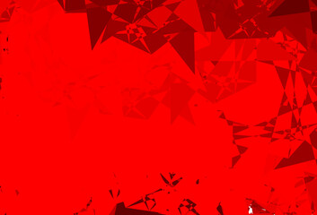 Light Red vector background with random forms.