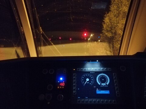 Locomotive cabine pult