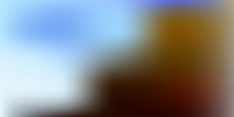 Obraz premium Dark green, yellow vector gradient blur pattern.