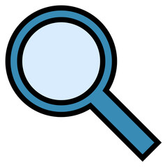 Search Outline Color Icon