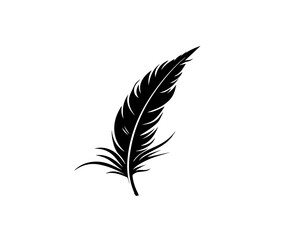 feather logo design template