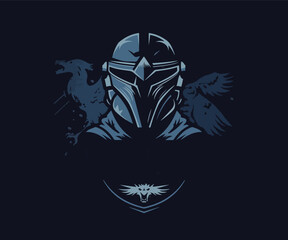 spartan logo design template