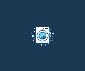 washing machine logo mascot