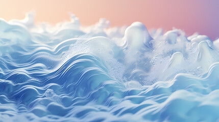 Foam background, washing ads