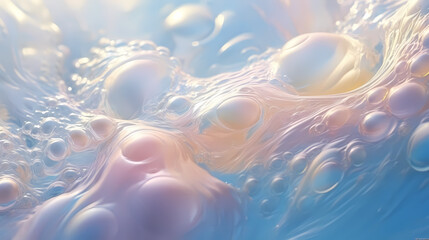 Foam background, washing ads