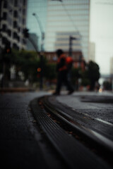 Bokeh shot on a rail road in San Diego.