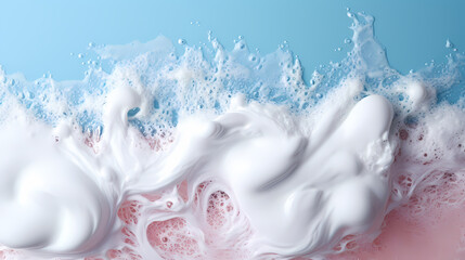 Soap bubbles shampoo texture bath abstract wallpaper background - obrazy, fototapety, plakaty