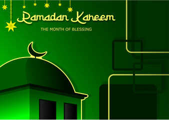 Ramadan Kareem greeting card