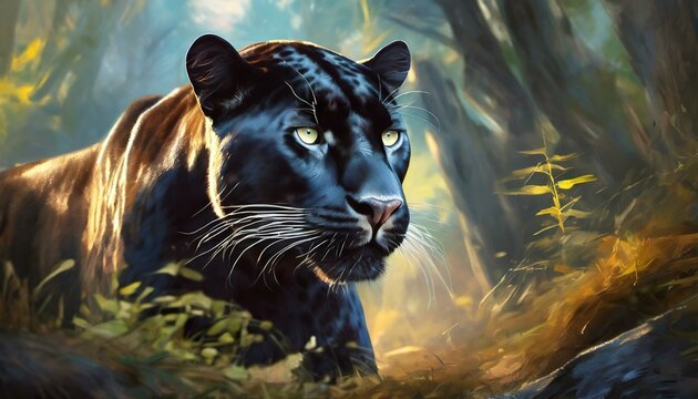 Pantera negra, leopardo,  &Aacute;frica