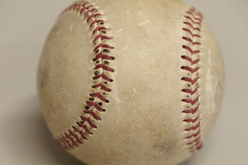 古びた野球ボール