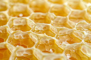 Closeup of honeycomb for background