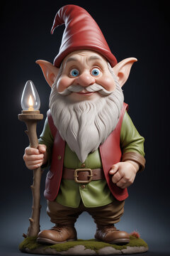A Gnome Close-Up Rendered in Exquisite Detail 