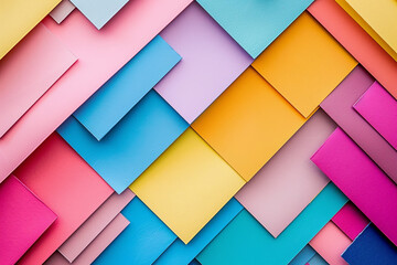 Colorful paper patterns for background