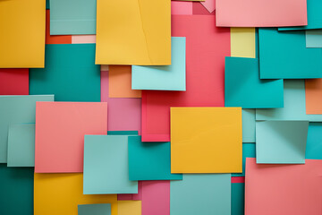 Colorful paper patterns for background