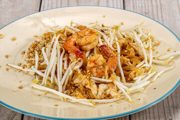 Pad thai - noodle with shrimps