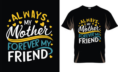 Mother's day typography t-shirt design,Mother's day t-shirt design, My mother is my heart, Happy Mother's Day 2024, mom t-shirt design,vector, illustration,6 - obrazy, fototapety, plakaty