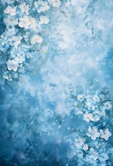 blue white flowered tree leaves vast ice dungeon amazing dreamy soft flowers frostbite deep texture wrapped avatar angelic purity moon