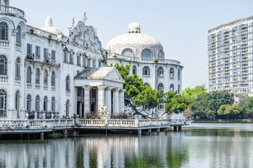 Guangzhou Liuhua Lake Park Frankfurt Garden Castle