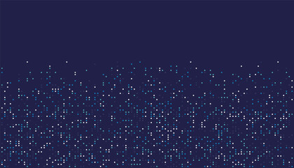 Digital technology background. Digital data dots bllue pattern pixel background
