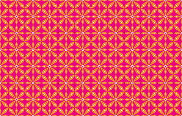 geomatic flower seamless pattern,on pink background,for wallpaper,decoration,ethnic flower,cloth,floral,digital flower,box gift wallpaper,woven,abstract,gold flower on pink background