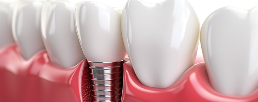 Dental Implants in the Lower Jawbone 