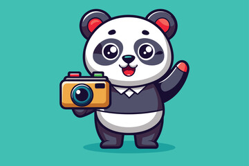 a-cute-panda-holding-a-single-lens-reflex-camera ill.eps