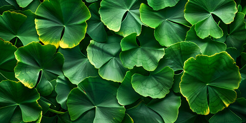 green leaves background, generative ai
